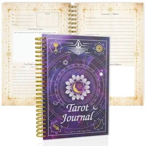 New! Tarot Card Journal Spiral Hardcover